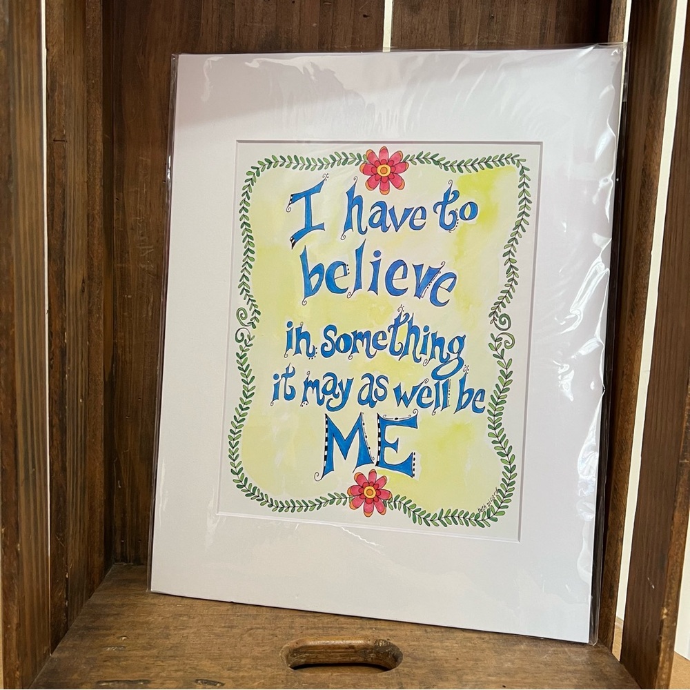 NWOT Whimsical Creative Wall Art Print